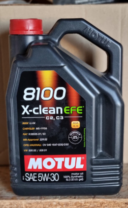 MOTUL 8100 X-CLEAN EFE 5W30, 5L
