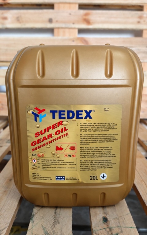 TEDEX SUPER GEAR SEMISYNTHETIC GL5 75W90, 20L